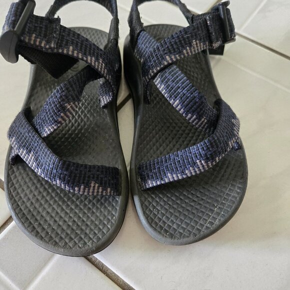 Chaco Z1/Ecotread Sandals Blue Gray 11 - Picture 2 of 6